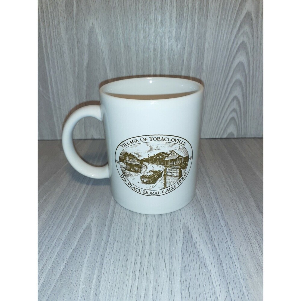 Doral Village Of Tobaccoville NC Advertising  Tobacco Cigarette Truck Coffee Mug